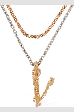 VERSACE Double Wrapped Collar Necklace
