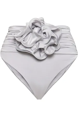 MAGDA BUTRYM Lycra 3d Flower High Rise Bikini Bottom