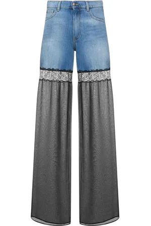Nensi Dojaka Hybrid Denim & Nylon Jeans