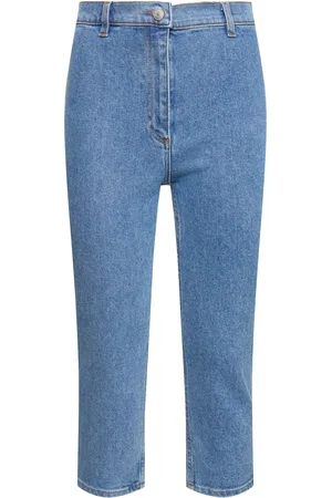 MAGDA BUTRYM Denim Straight Cropped Jeans