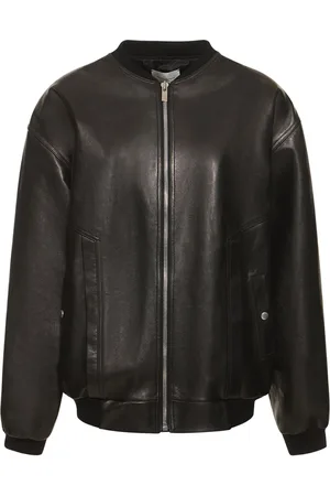 MAGDA BUTRYM Leather Bomber Jacket