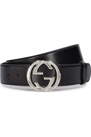 Gucci 4cm Gg Interlocking Leather Belt
