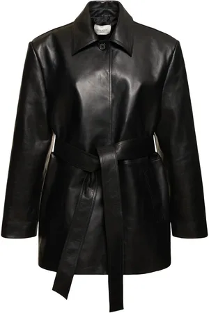 MAGDA BUTRYM Leather Belted Jacket