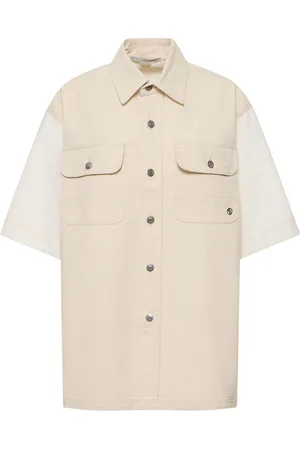 Stella McCartney Denim Short Sleeve Shirt Jacket