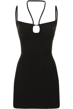 BLUMARINE Viscose Jersey Sleeveless Mini Dress