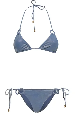 ZIMMERMANN August Lurex Ring Tie Bikini