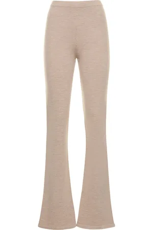 MAGDA BUTRYM Wool Blend Knit Straight Pants