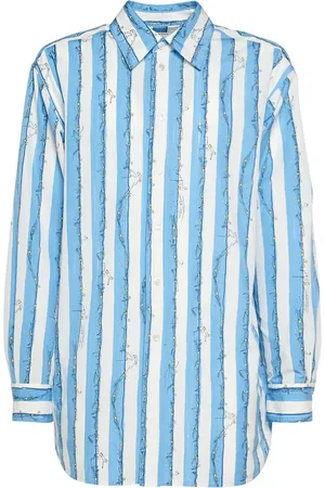 Bottega Veneta Swimmers Printed Light Cotton Shirt