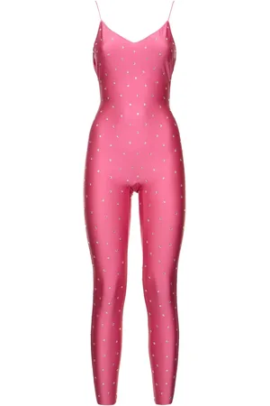 Oseree Gem Stretch Jersey Jumpsuit