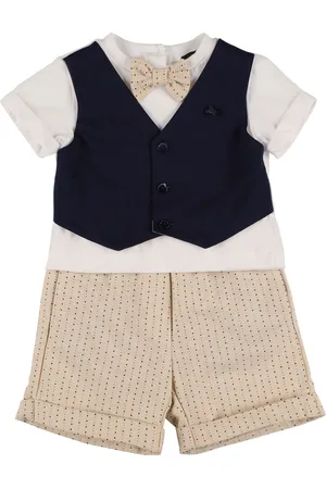 MONNALISA Cotton Jersey T-shirt, Vest & Shorts
