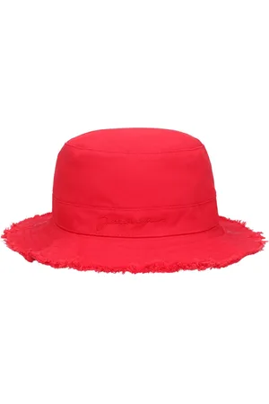 Jacquemus Logo Cotton Bucket Hat
