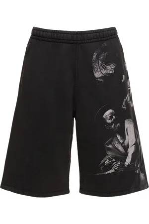 OFF-WHITE S. Matthew Over Cotton Sweat Shorts