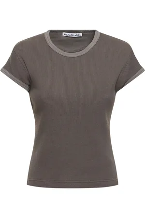 Acne Studios Cotton Jersey Short Sleeve T-shirt