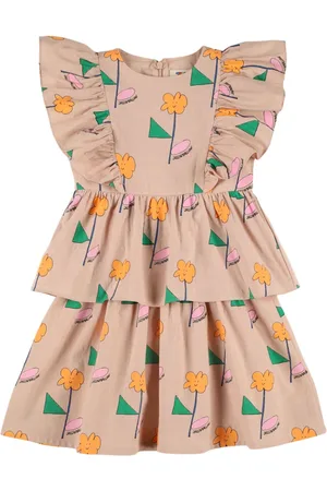 Jelly Mallow Tiered Cotton Dress
