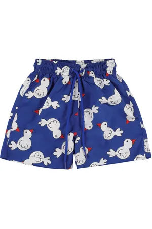 Weekend House Kids Printed Recycled Polyester Swim Shorts