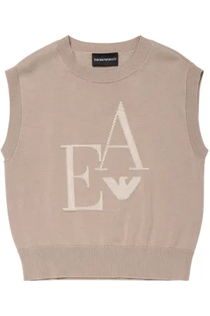 Emporio Armani Cotton Blend Knit Vest