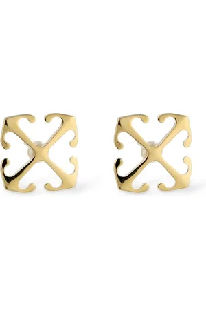 OFF-WHITE Mini Arrow Brass Earrings