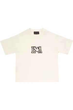 Emporio Armani Embroidered Logo Cotton Jersey T-shirt
