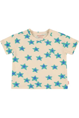 Tiny Cottons Star Print Pima Cotton T-shirt
