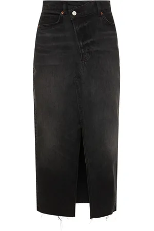 Reformation Nila Denim Long Skirt