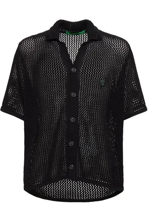 Garment Workshop Knitted Crochet Short Sleeve Shirt