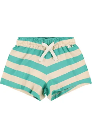 Tiny Cottons Striped Pima Cotton Shorts