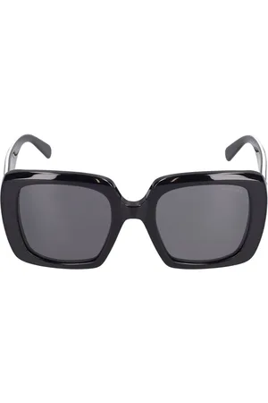 Moncler Blanche Squared Acetate Sunglasses