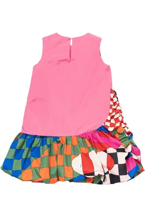 Puccini Printed Taffeta Dress