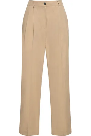 DUNST Pleated Cotton & Nylon Chino Pants