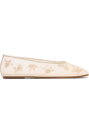 MAGDA BUTRYM 10mm Embroidered Ballerina Flats