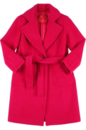 Max&Co. Belted Wool Long Coat