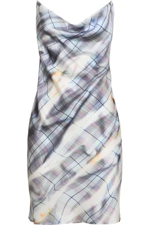 Y / PROJECT Satin Invisible Straps Mini Dress