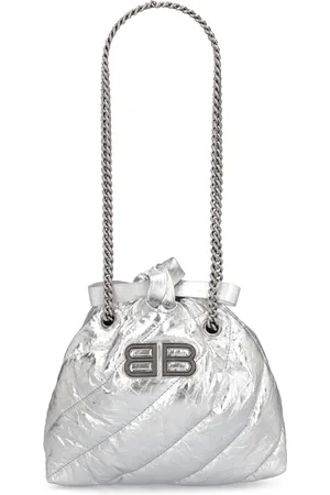 Balenciaga Xs Crush Quilted Leather Tote Bag