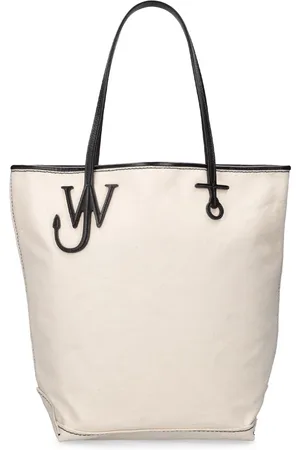 J.W.Anderson Anchor Logo Cotton Canvas Tote Bag