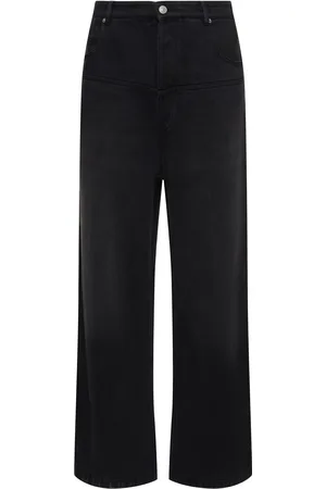 Isabel Marant Teren Fluid Lyocell & Cotton Wide Jeans