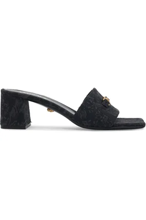 VERSACE 55mm Jacquard Mules