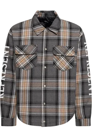 Represent Checked Quilted Flannel Shirt