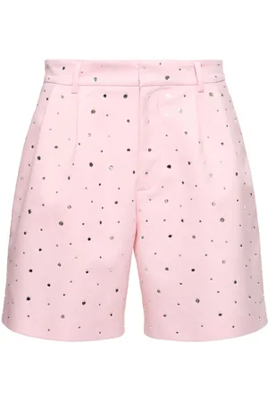 GIUSEPPE DI MORABITO Embellished Cotton Blend Shorts