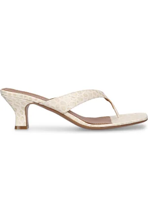 PARIS TEXAS 55mm Portofino Croc Embossed Mules