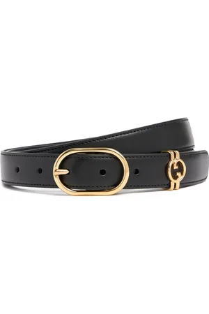 Gucci 25mm Round Interlocking G Leather Belt