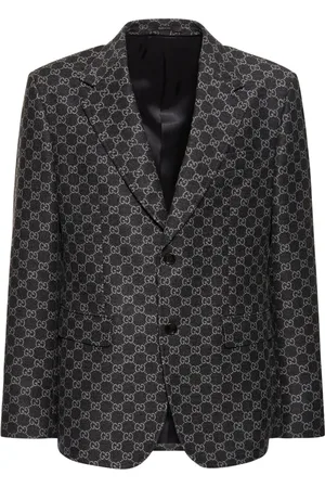 Gucci Gg Soft Brushed Wool Blazer
