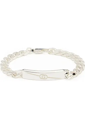 Gucci Tag Sterling Bracelet