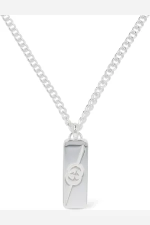 Gucci Tag Sterling Necklace