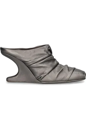 Rick Owens 80mm Cantilever Leather Mules