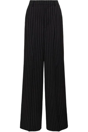 Ami High Waist Wide Wool Pants