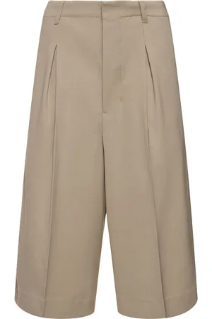 Ami Wool & Viscose Twill Shorts
