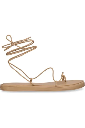 Studio Amelia 10mm Emily Leather Flat Sandals