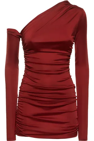 The Andamane Olimpia Draped Stretch Jersey Midi Dress