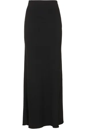 Ami Maxi Satin Long Skirt