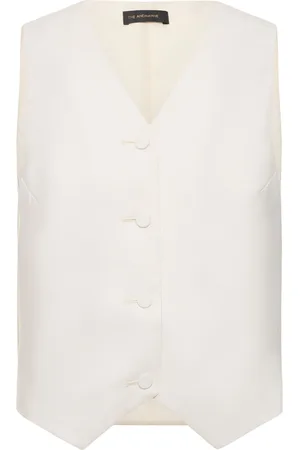 The Andamane Pauline Crepe Satin Vest